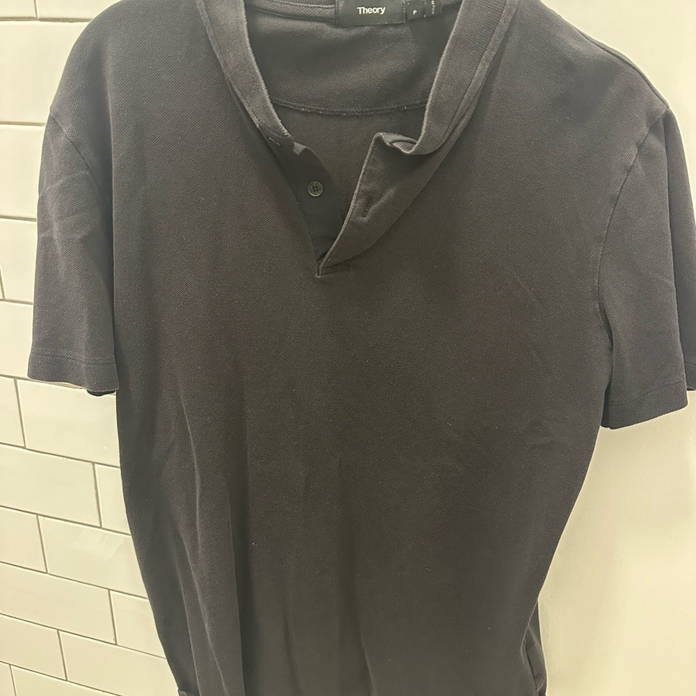 Theory Men's Dark Polo Shirt